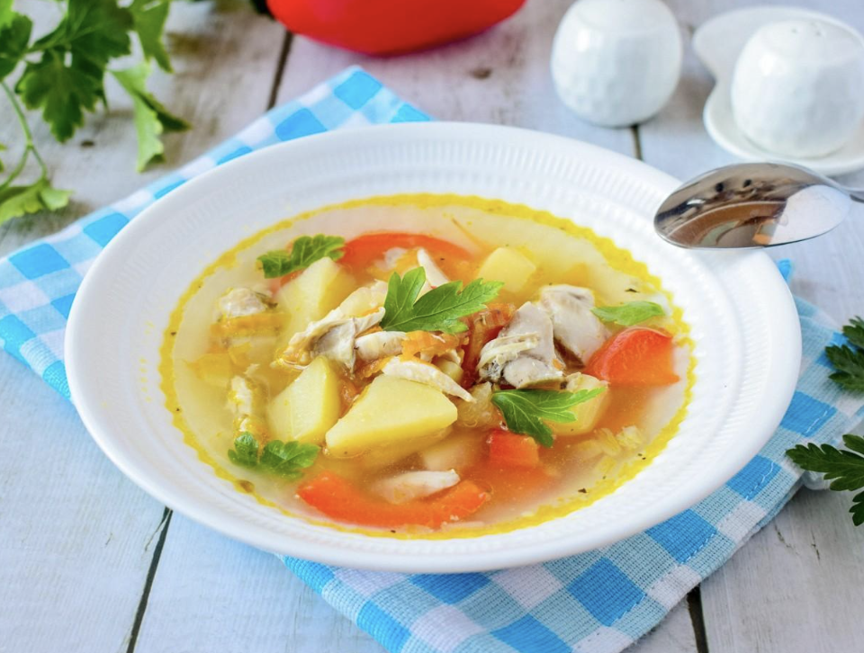 Суп куриный