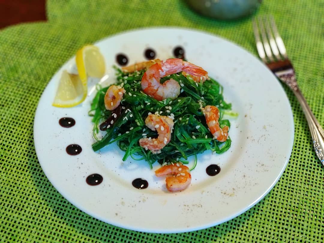 Чукка с креветками