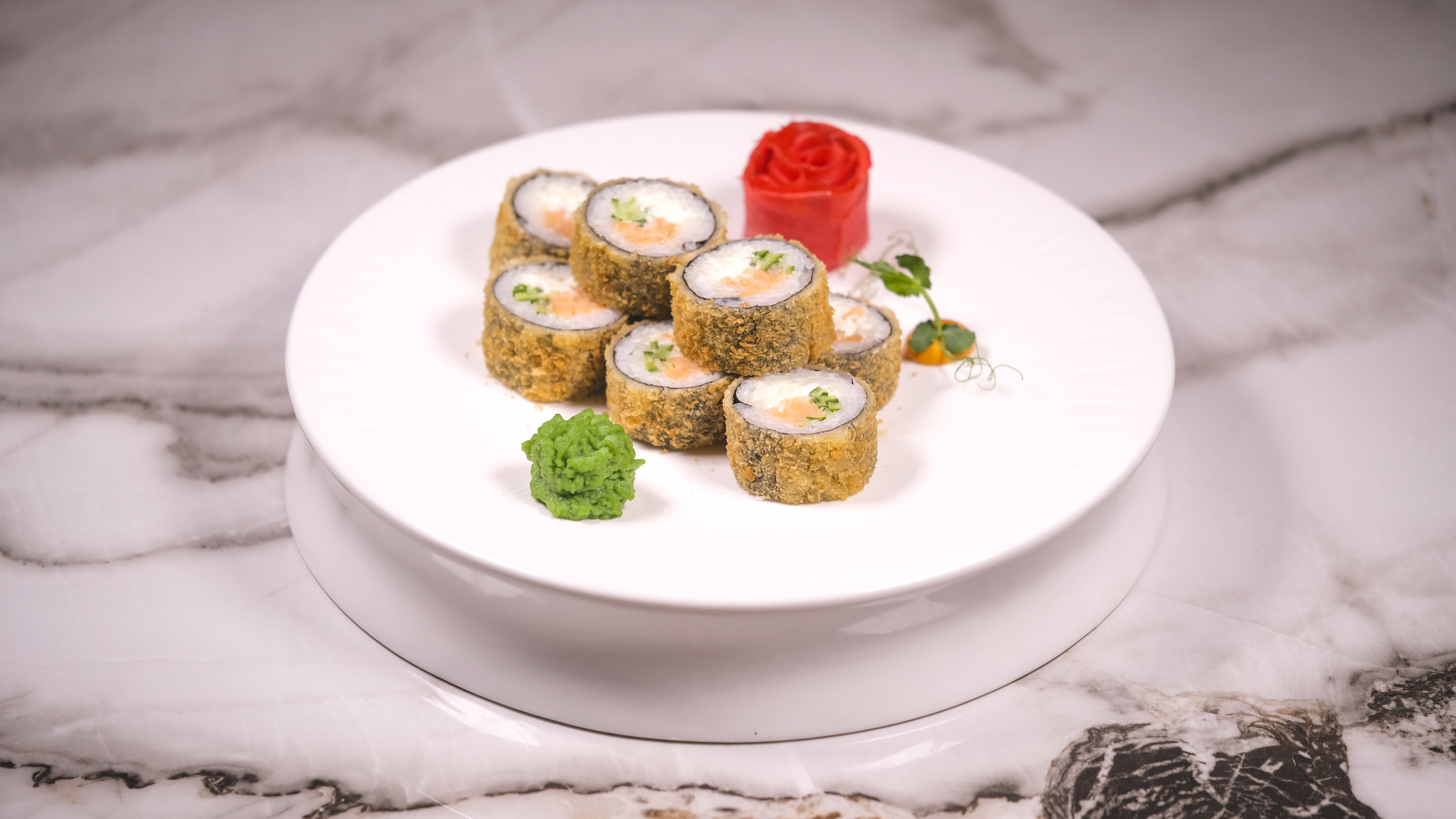 Темпура с семгой